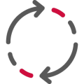 arrows loop icon