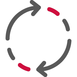 arrows loop icon
